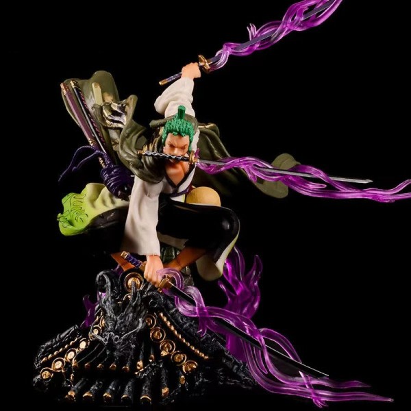 Roronoa Zoro Figurine One Piece Anime Action Figur Voksen Børn Legetøj