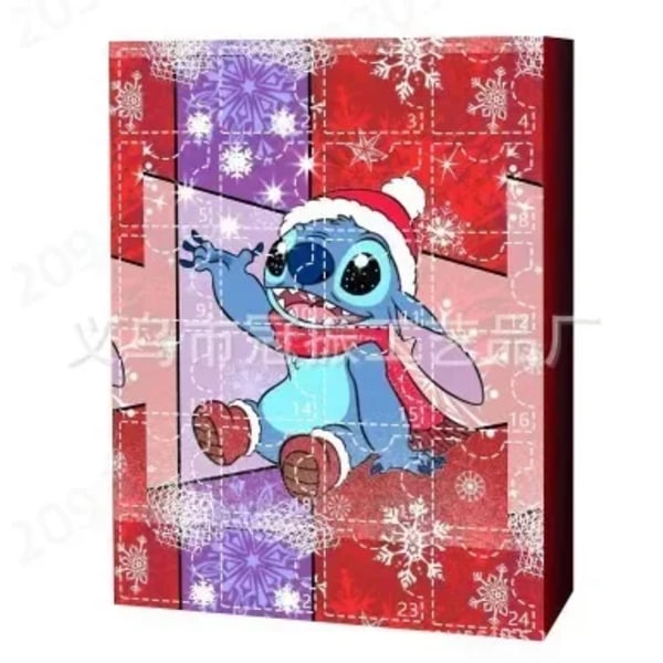 Advent Kalender Anime Figur Lilo & Stitch Mickey Mouse barn Jul present box