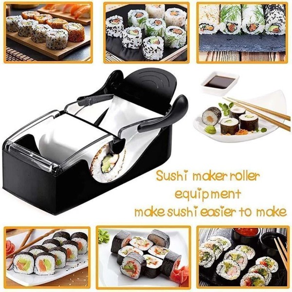 Magisk Ris Mugg Sushi Maker Roller Machine Grønnsak Kjøtt Sushi Rolling Tool