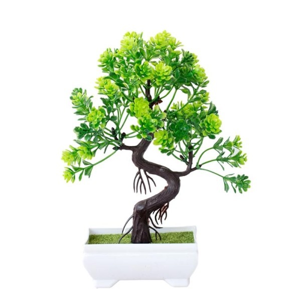 Have Arrangement Ornamenter  Plast Planter Bonsai Små Træ Grydde Faske Plante Potte Blomst