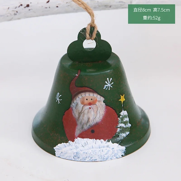 Jul Klocka Jul Dekorativt Hänge Kreativt Xmas Hänge Linje Rep docka