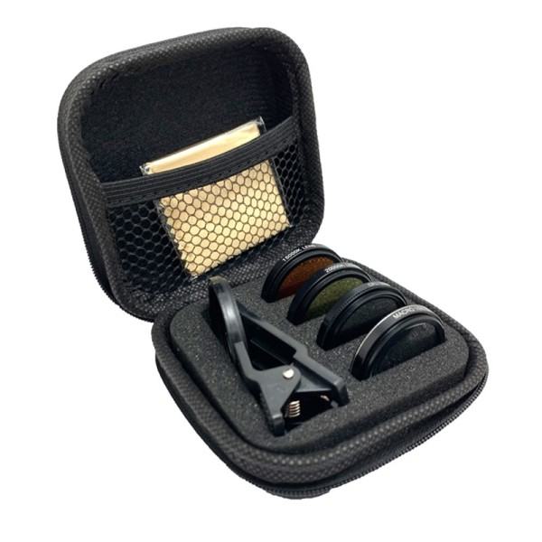 Akvarium linse fisk tank telefon kamera linse filter 4 i 1 makro linse