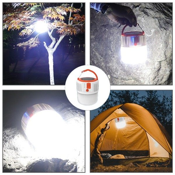 LED aurinko lataus valo energiaa säästävä USB 24 lamppu
