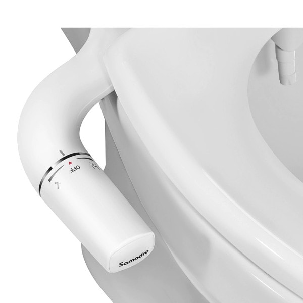 Dobbelt dyse bidet justerbar vand tryk ikke-elektrisk røv sprøjte