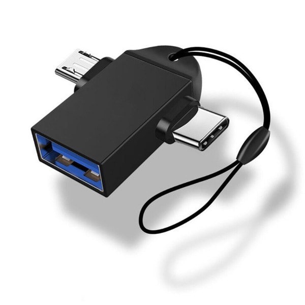 Mobil telefon adapter usb stik multifunktion to-i-én Android TYPE-C