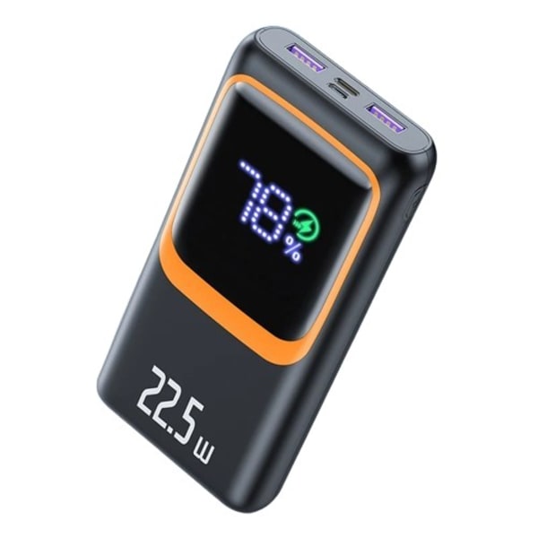 Power Bank 20000mAh Extern Large Batteri Kapacitet PD 22,5W Snabb Laddning Bärbar Laddare