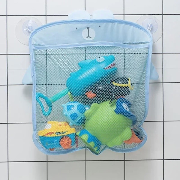 Baby Bade Legetøj Arrangør Hurtig Dry Småbørn Mesh Net Taske