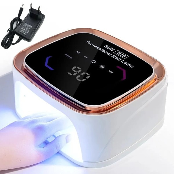 Profesjonell Oppladbar Spiker UV LED Lampe Tørketrommel HD Display