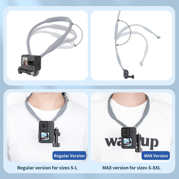 Silikon Nakke Hold Mount for GoPro Hero