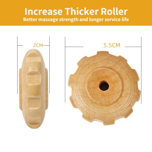 Træ terapi Roller Massage Værktøj Lymphatic Drainage maderoterapia Colombiana,Cellulite Trigger Point