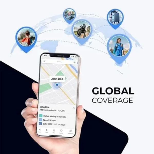 3 bitar Mini GPS Tracker Anti-lost