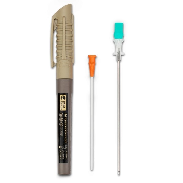Pneumothorax Access Kit Sterilized Body Lävistykset Ompelu Punktio Dekompressio Neulat