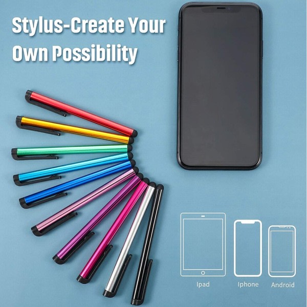 10 stykker Universal Stylus Pen Tegning Tablet Sensetive Kapacitive Skærm Touch Pen