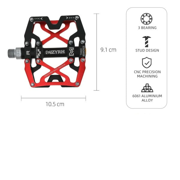 3 lager Cykel pedaler Ultralight Aluminium  Road Bmx Mtb  pedaler