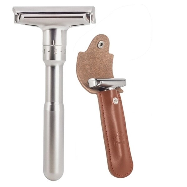 Sikkerhed Barberkniv Lige barberkniv Til Mænd Justerbar  Luk Barbering Klassisk Dobbelt kant Barberkniv