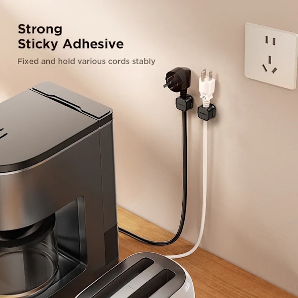Magnetisk kabel clips kabel glat justerbar ledning holder under skrivebord kabel styring wire holder kabel organizer