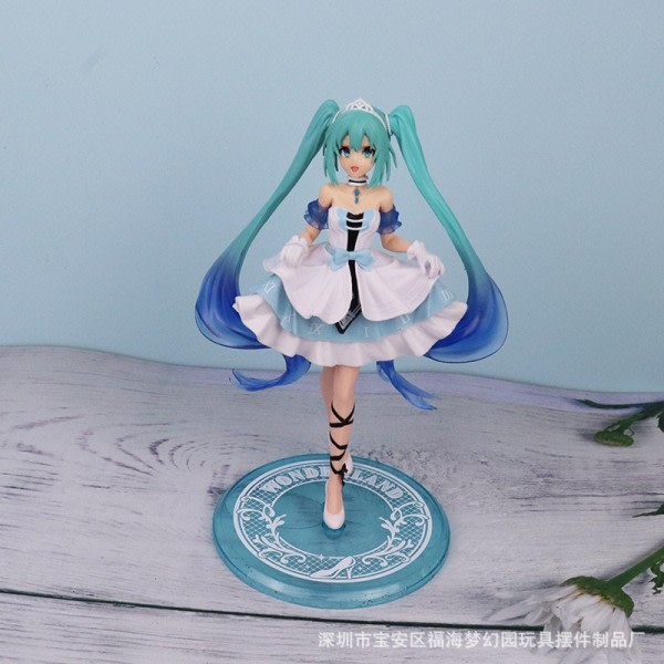 Anime Hatsune Miku Virtual Singer Manga Figurines Cinderella Hatsune Miku Pvc Action Figure