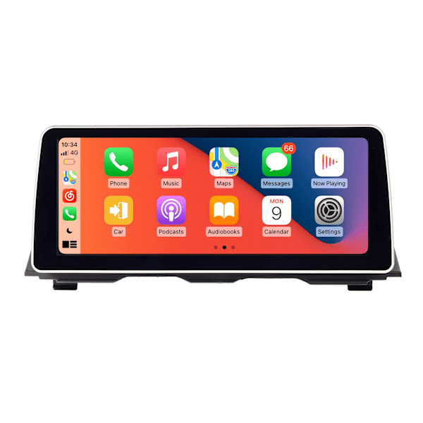 12,3" Trådlöst Carplay Auto Android 14 Bil Multimedia Display Skärm