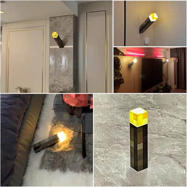 Taskulamppu taskulamppu lamppu makuuhuone koriste valo LED yö valo USB lataus soljella