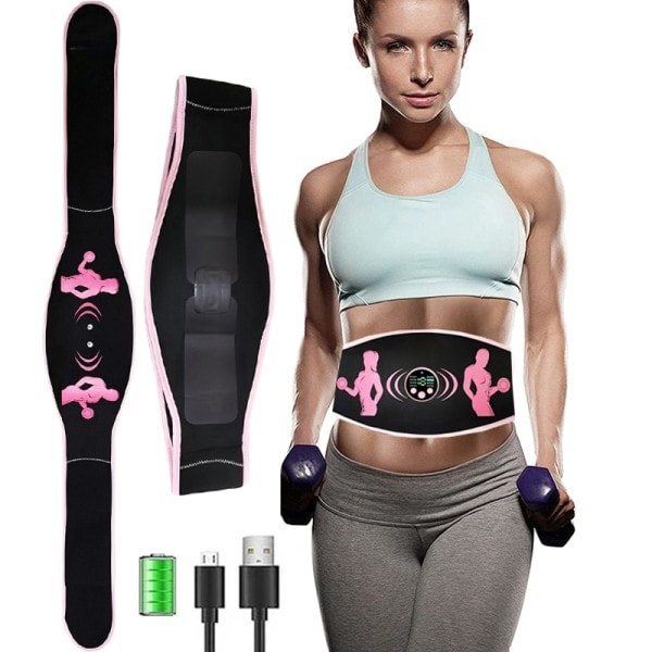 EMS Muskel Stimulering Mas Mave Belte Trener Stimulator Massasje Fitness Slanking Massjer