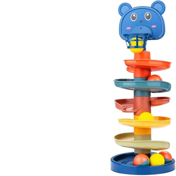 Montessori Baby Toy Rolling Ball Tower Montessori Utbildningsspel