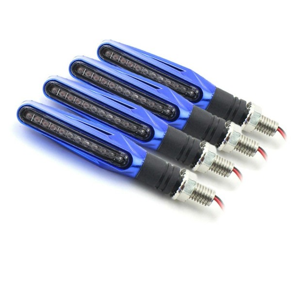 2 par Universal Motorcykel LED Sving Signal Lys Indikator Blinker Lys