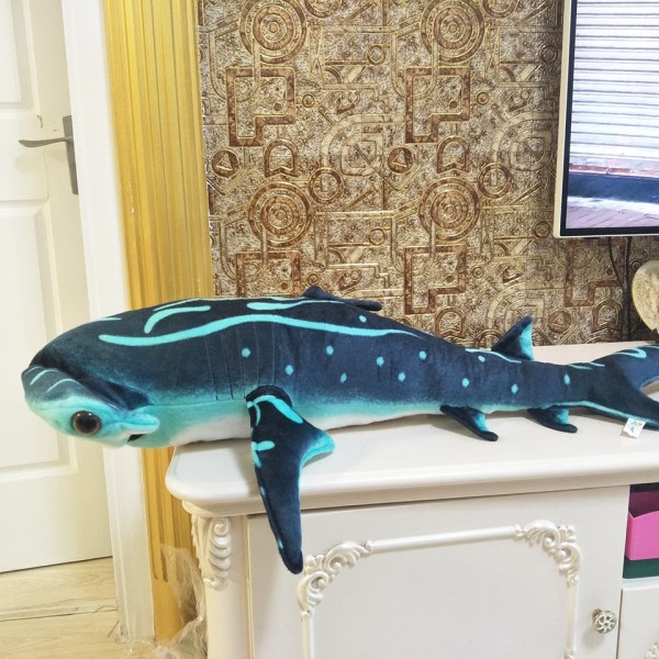 100 cm Kæmpe hammerhoved haj plys legetøj simuleret haj blød fyldt dukke høj kvalitet plys legetøj