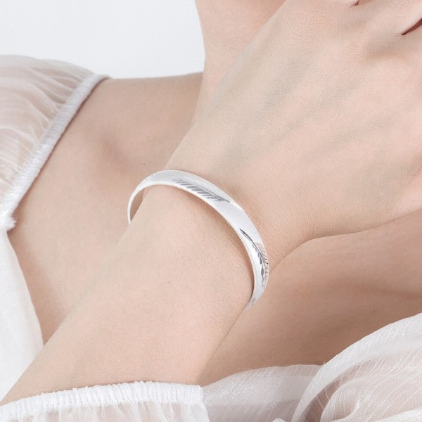 Blad Design Platin Platin Hun Bangle