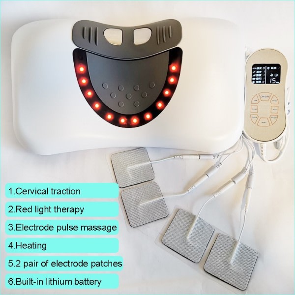 Hjem Nakke Traktion Enhed Lavfrekvent Puls Massager