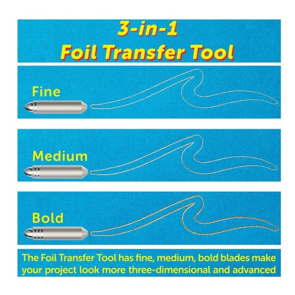 Foil Transfer For Cricut Maker 3 Explore and One Air  tarvikkeet tarvikkeet  Kit työkalu