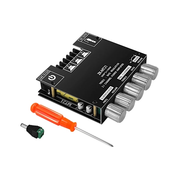 ZK-MT21 Channel Bluetooth 5.0 CS8673E 2.1 Subwoofer Forstærker Board 50W*2 +100W Power Audio Stereo Forstærker