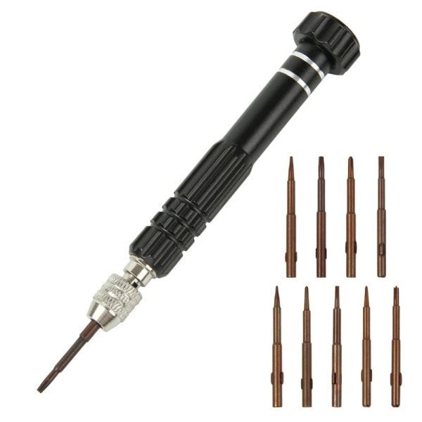 Precision Demontera Magnetisk Torx Cross Pentalobe Huvud Skruvmejsel Bit Reparation Kit För Android Mobil Telefon Öppet Verktyg
