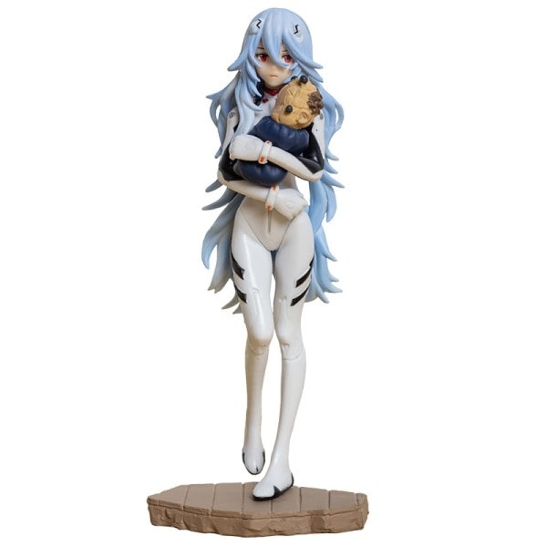 Evangelion EVA Ayanami Rei's Lang Hår Version Action Figur Legetøj