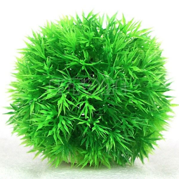 Kunstig Aquatic Plast Planter Akvarium Grass Ball Fisk Tank Ornament