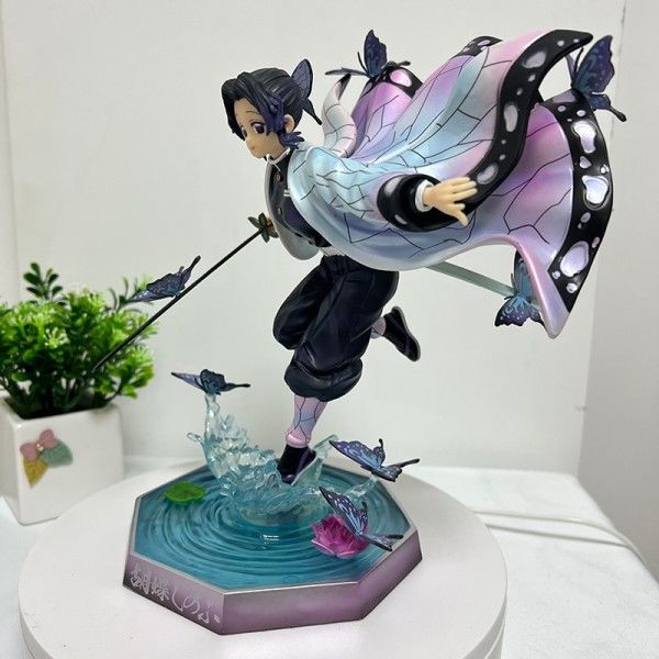 Demon Slayer Anime Figuuri Kochou Shinobu Figuuri Kanroji Mitsuri Action Figuuri lelut