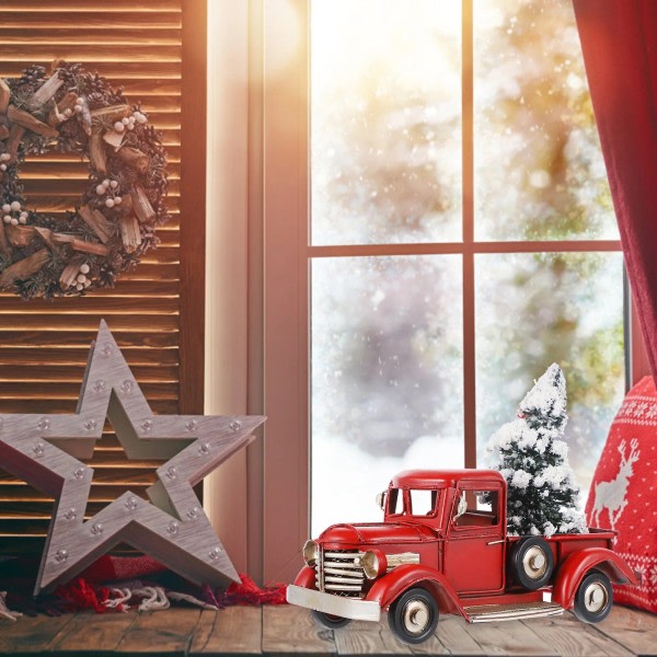Retro kuorma-auto malli pöytä koriste koristeet Halloween joulu koti loma lahjat
