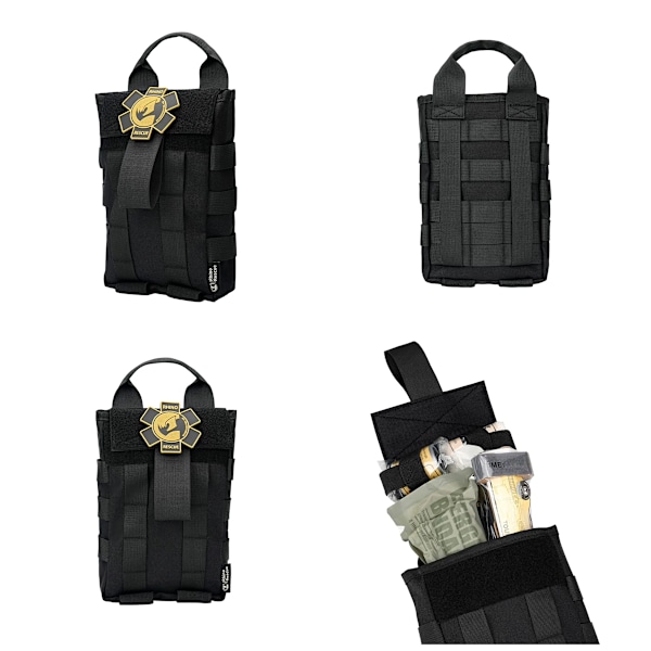 Rescue Tactical Trauma Kit FirstAid Kit Molle Pouch Kit Bag