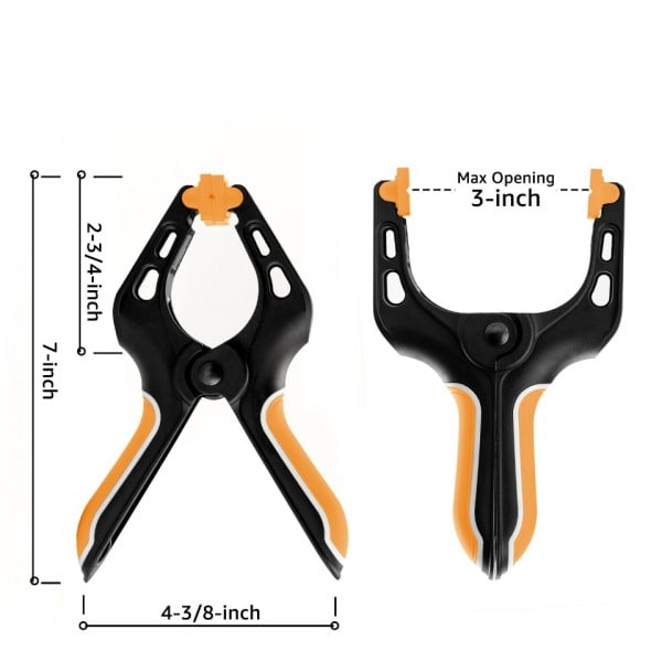 Fjäder klämmor för Träbearbetning Kraftfull Force 4PCS Nylon klämma