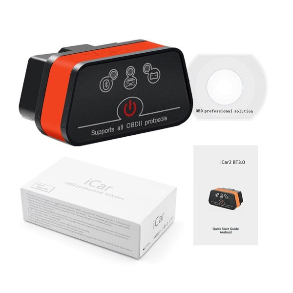 Bluetooth Bil Fejl Detektor Sort og Orange Model Support Opgradering