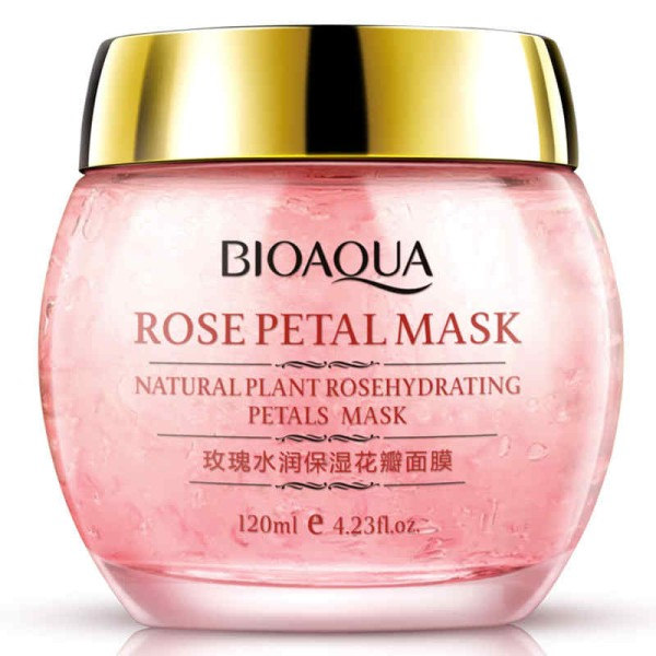 Rose Petal Sove Maske Cream Essence Fugtgivende Nat Creme Anti Aging Anti Rynke