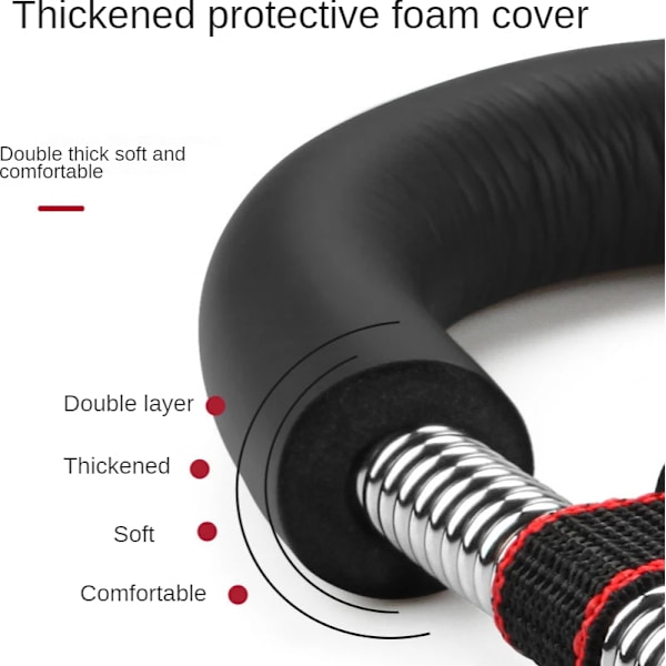 Arm handled motionär Fitness utrustning Grip Power Wrist Underarm Hand Gripper