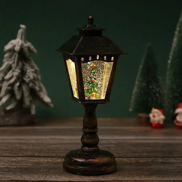 Jul tomte lykta vind ljus god jul dekoration till hem jul jul prydnad