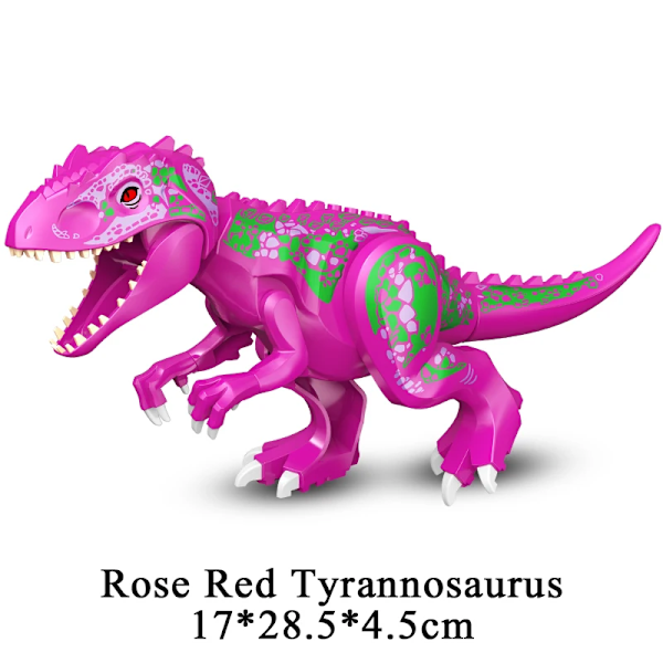 Jurassic Dinosaur World Brutal Raptor T-Rex Triceratops Indominus Rex Model Bygningsblokke