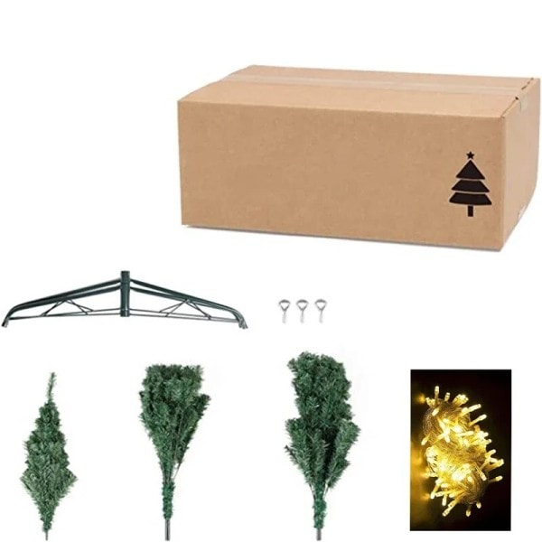 Kunstig PVC juletre  grønn stor gran jul furu tre