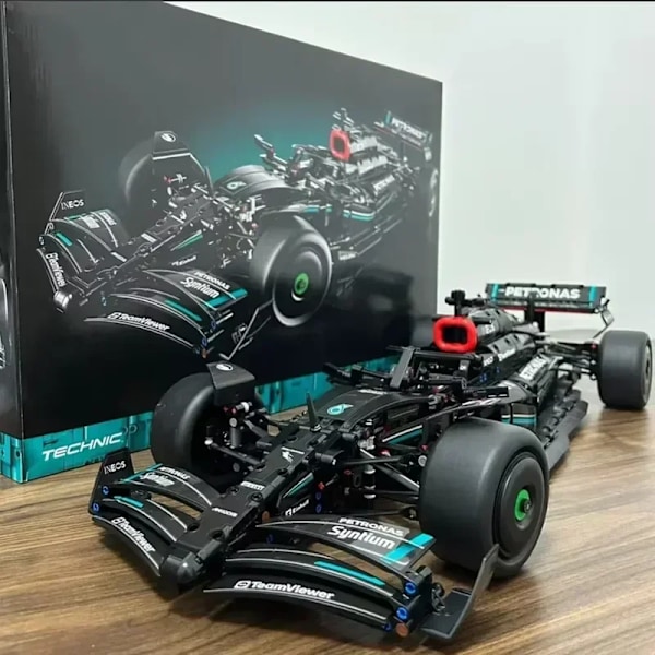 Teknisk F1 42171 1:8 1642PCS W14 E Merchandise Bygge klodser Super Race Bil Samling Model Køretøj Legetøj