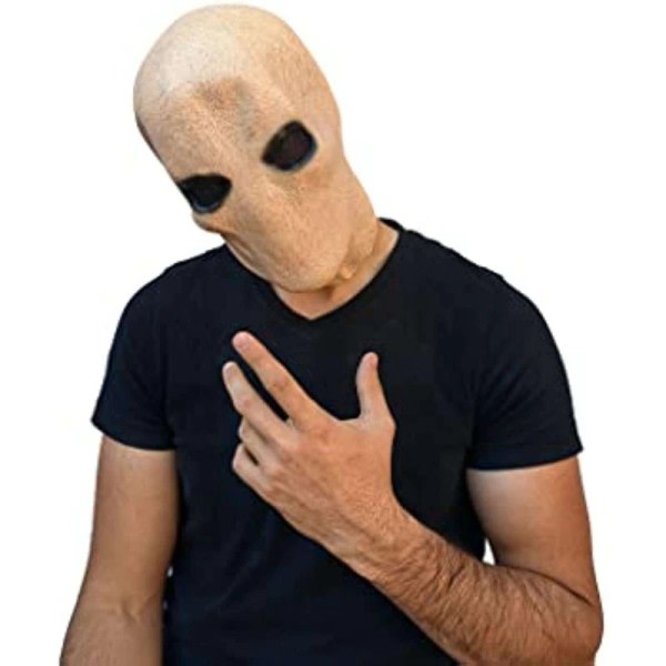 Skräck ansiktslös man mask läskig djävul hel ansikte latex hjälm läskigt