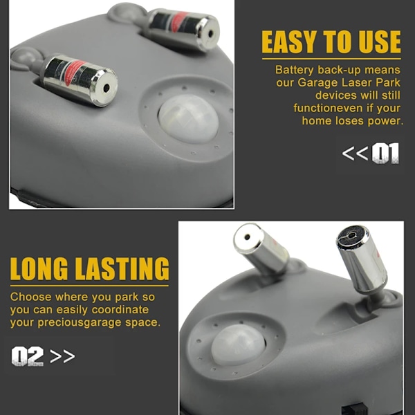 Laser Parkering Måler Bil Garage Loft Placering Positionering Korrektion Parkering Sensor