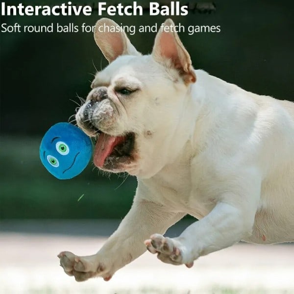 Kjæledyr Leke Lek Squeakers Ball Tygge Leke Fetch Bright Balls Hund Rekvisita Valp Populære Leker 8 pai