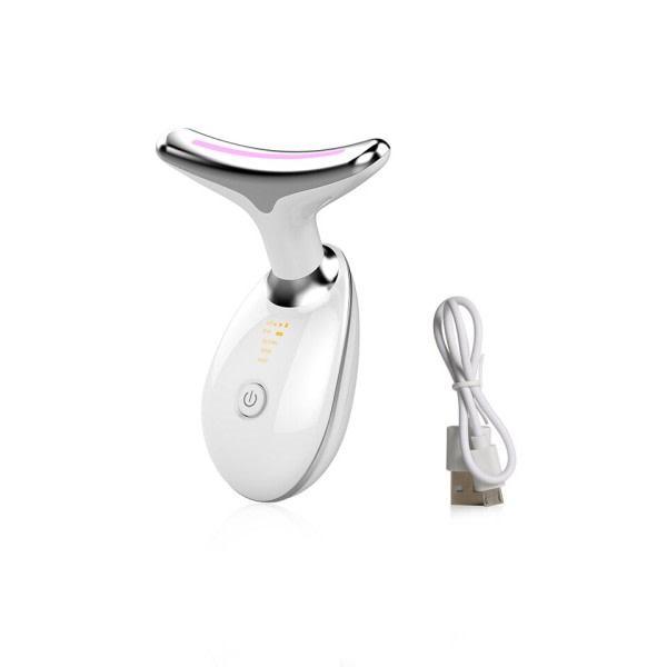 Hals Ansikt Skjønnhet Enhet EMS Nakke Ansiktsløfting Massager Skin Stram Enhet