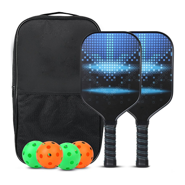 Pickleball Paddlar USAPA Godkänd Set Racket Honeycomb Core 4 Balls